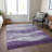 Machine Washable Indoor/Outdoor Chantille ACN1141 Lavender Rug-492013647