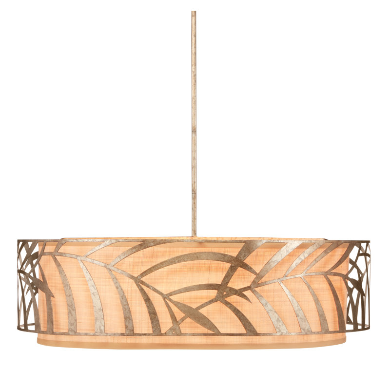 Idris 6 - Light Dimmable Drum Chandelier