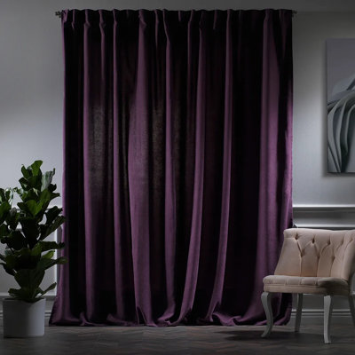 Extra Long & Extra Wide Decorative Curtain Single Panel