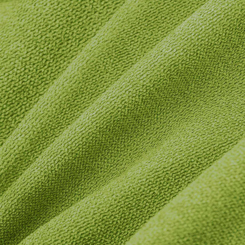 Chenille Pillow Cover, Green, 18" x 18"