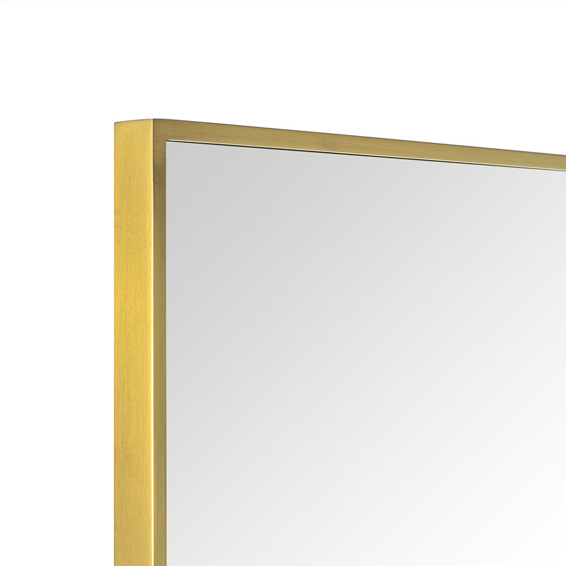 Miroir de salle de bain Gold, Doré, 28 po x 20 po