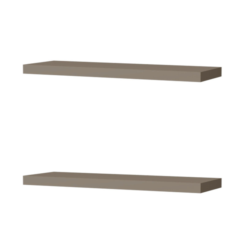 Tablette flottante taupe, Taupe
