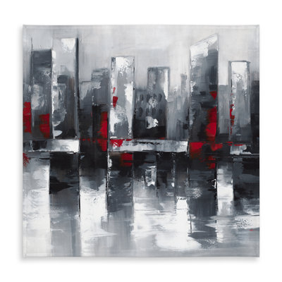 Abstract Cityscape Tablecloth | Indoor/Outdoor Home Decor