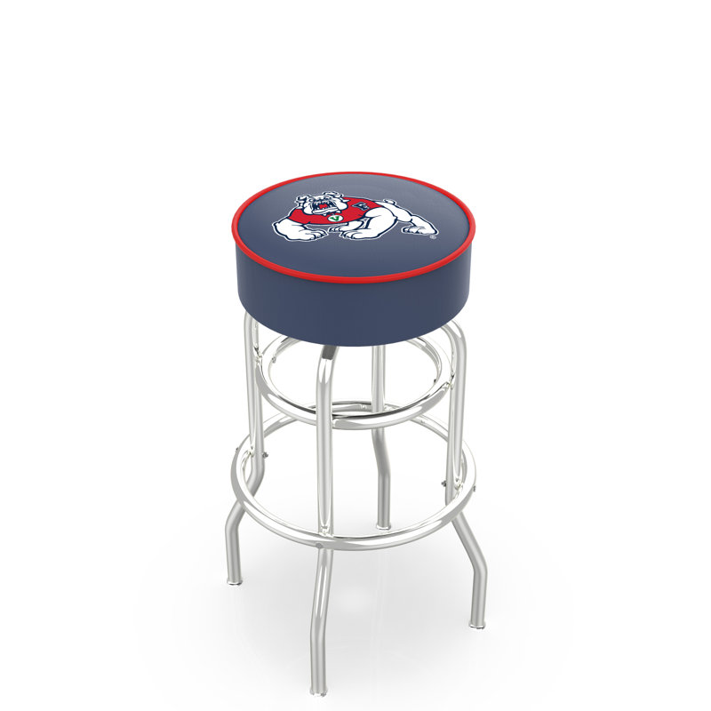 NCAA Swivel Bar & Counter Stool, Bar Stool (30" Seat Height), Fresno State