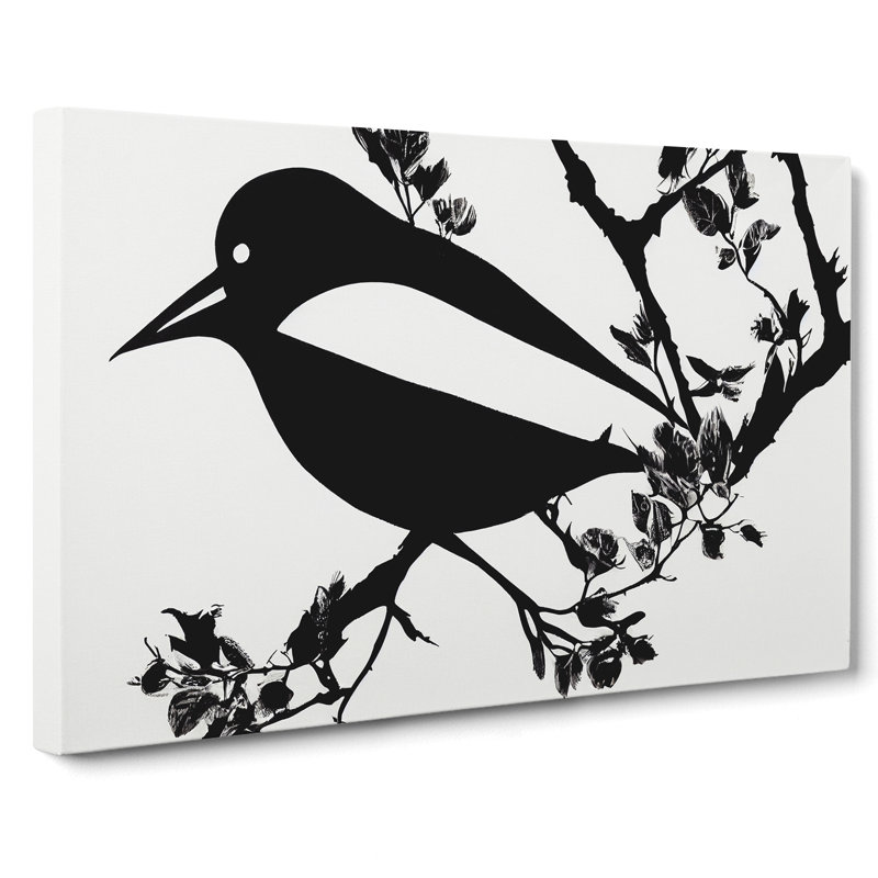 Eye Opening Bird - Wrapped Canvas, 50cm H x 76cm W x 3cm D
