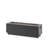 Outdoor 50,000 BTU Rectangular Iron Propane Fire Pit, Dark Grey (Tank Cover not Included)