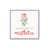 Cadre simple en chrome poli, bois massif