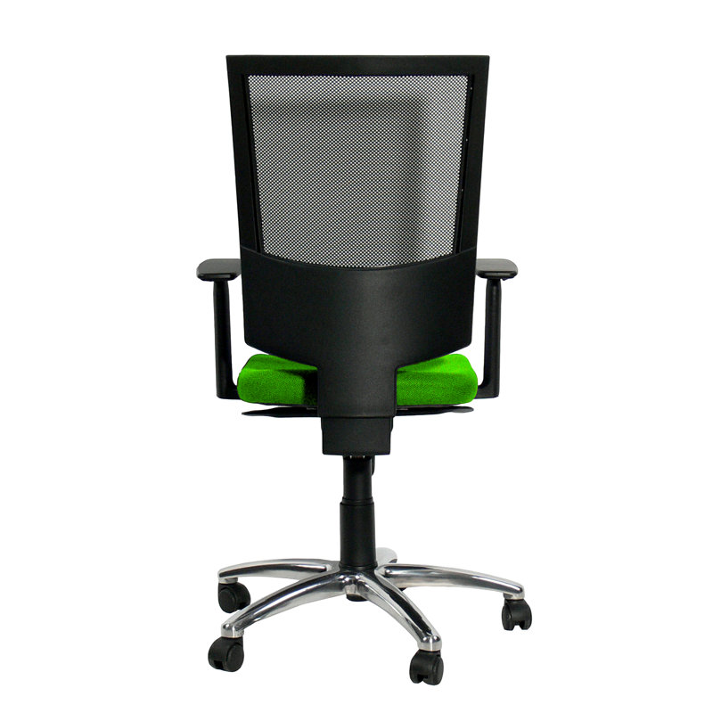 Office Chair, Rigid T-armrests, Green