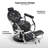Keyra Heavy Duty Hydraulic Pump Reclining Barber Salon Chair-1918633155