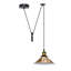 Anahla 1-Light Modern Industrial  Cone Pendant – Adjustable Ceiling Fixture for Contemporary Spaces-157410830-157411070