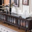 French retro solid wood TV cabinet