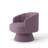 Murrow Velvet Swivel Barrel Chair-2082774644