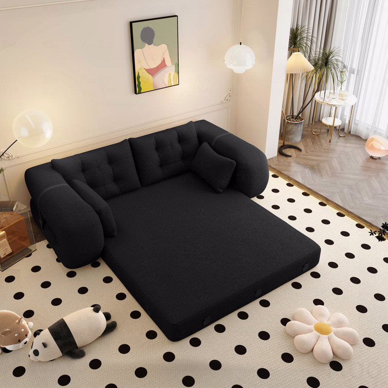 Boneless Human Modern Multifunctional Compression Sofa Bed Expandable Design Comfortable Support Space Saving Living Room And Bedroom Dual Use