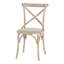 Basche 48cm H Solid Wood Cross Back Side Chair-20637973