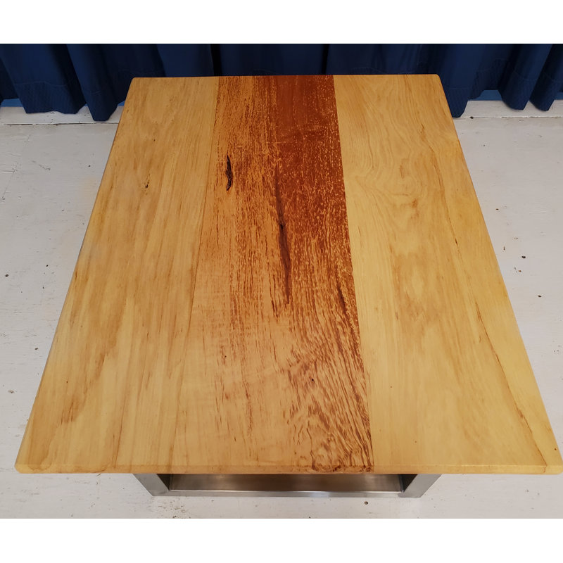 Table basse traîneau, H 16,75 po x L 25 po x l 31 po, Chrome