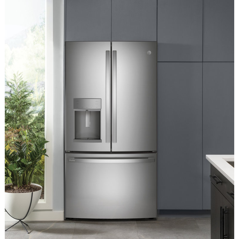 35.75'' Counter Depth French Door 22.1 cu. ft. Refrigerator, Fingerprint Resistant Stainless Steel