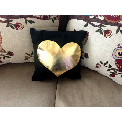 Mosos Cotton Blend Reversible Throw Pillow