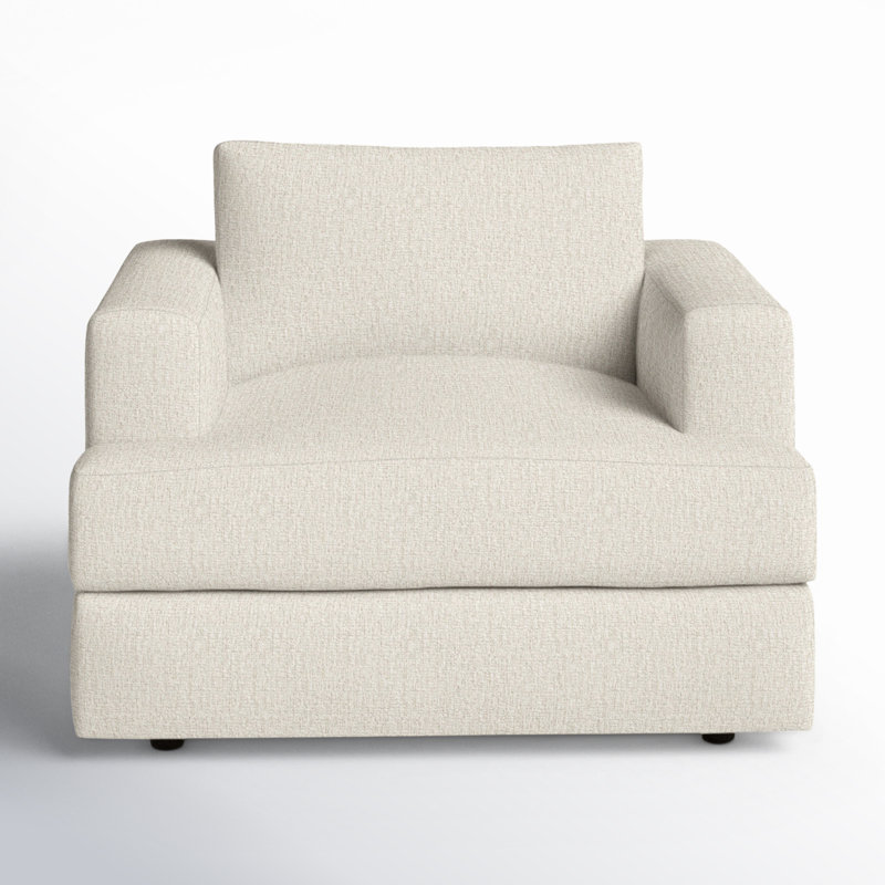 Cayden Upholstered Chair And A Half, Nomad Snow Crypton® Chenille