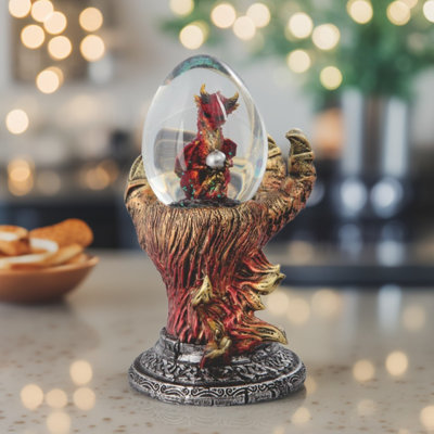 Figurine dragon rouge 6 po H 6 po