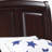 Elegant Transitional Twin Bed In Cappuccino