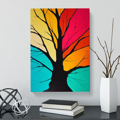 Abstract Tree Colours Vol.5 - Wrapped Canvas