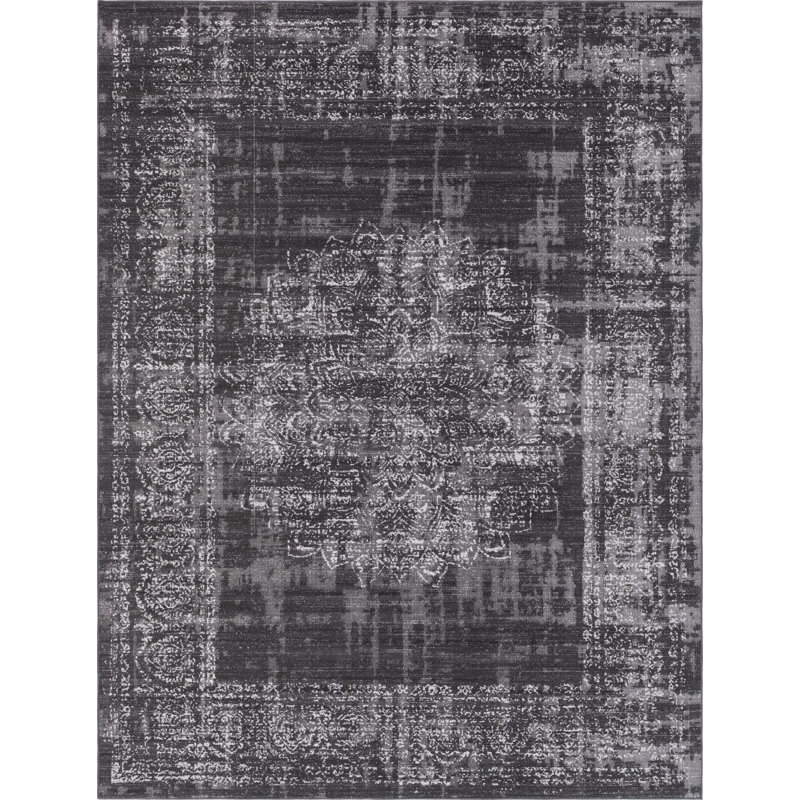 Clevinger Floral Indoor Rug, Rectangle 9'10" x 13'3"