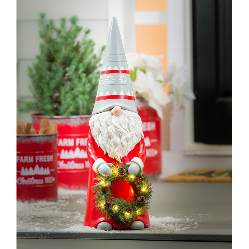 Gnome de jardin à DEL Eleuteria