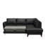 Migues Leather Corner Sofa with Sleeping Function and Storage-1251999392-1251999393