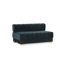 Canapé modulaire double en velours U-569096137