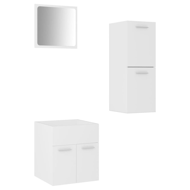 Geli Bathroom Furniture Suite, White