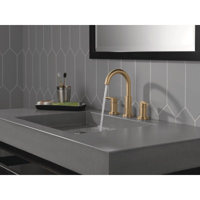 Nicoli Widespread Bathroom Faucet with Drain