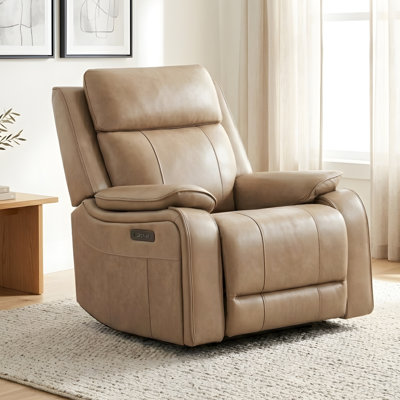 Fauteuil inclinable électrique oscillant Hayes - Taupe