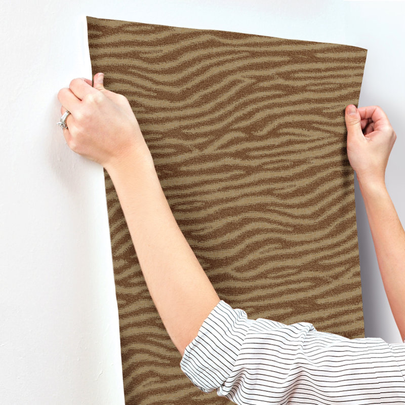 Zambia Wallpaper, Brown