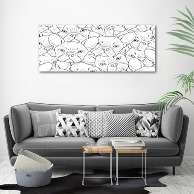 French Bulldogs - Wrapped Canvas Print