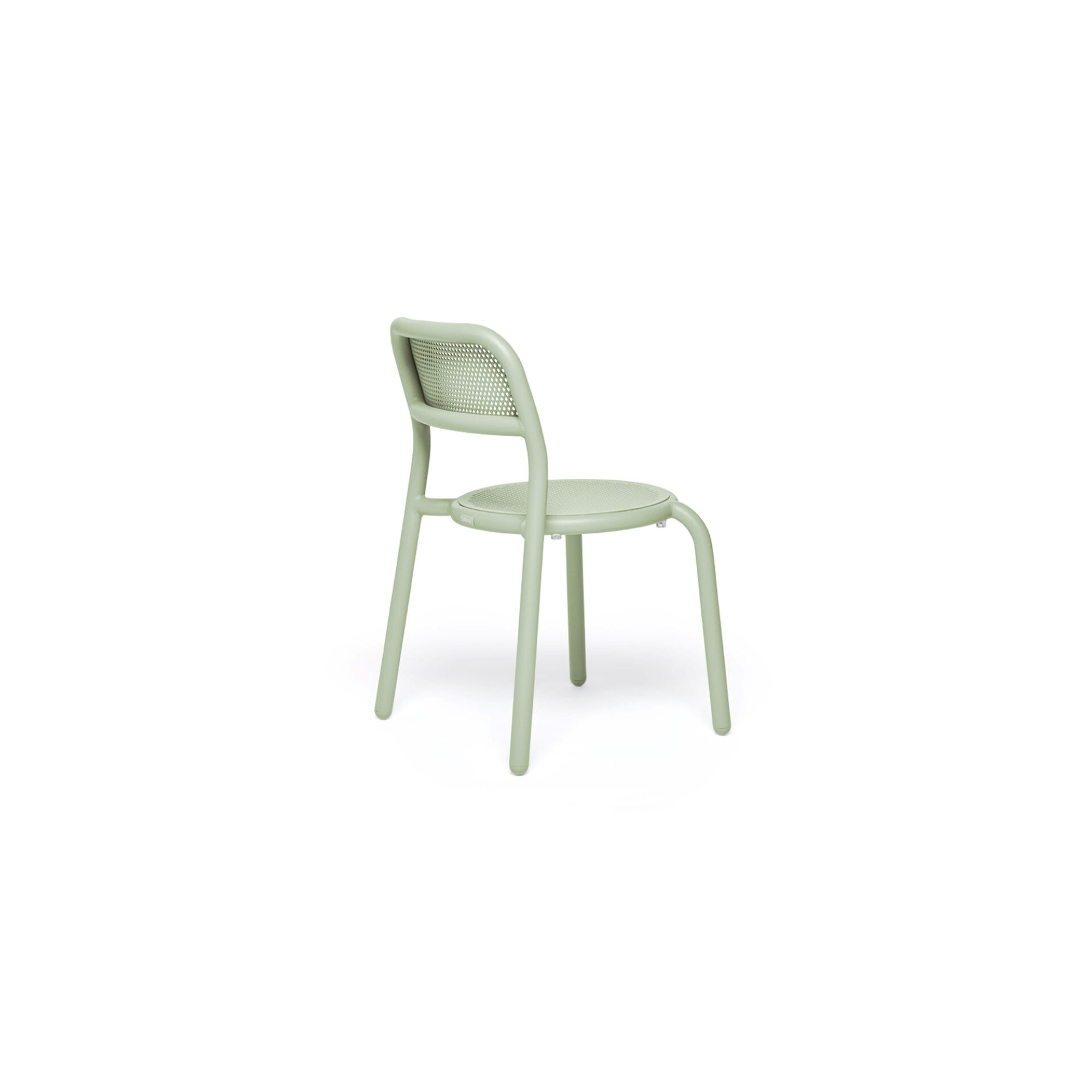 Toní Stacking Patio Dining Side Chair, Mist Green