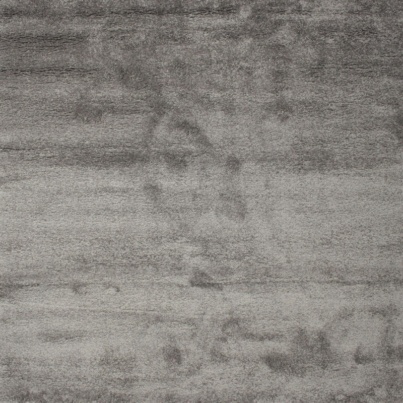 Tapis de zone noire contemporaine, Carré 8 pi