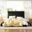 4-Drawer Velvet Upholstered Storage Platform Bed with Adjustable Headboard-672555047-672555044
