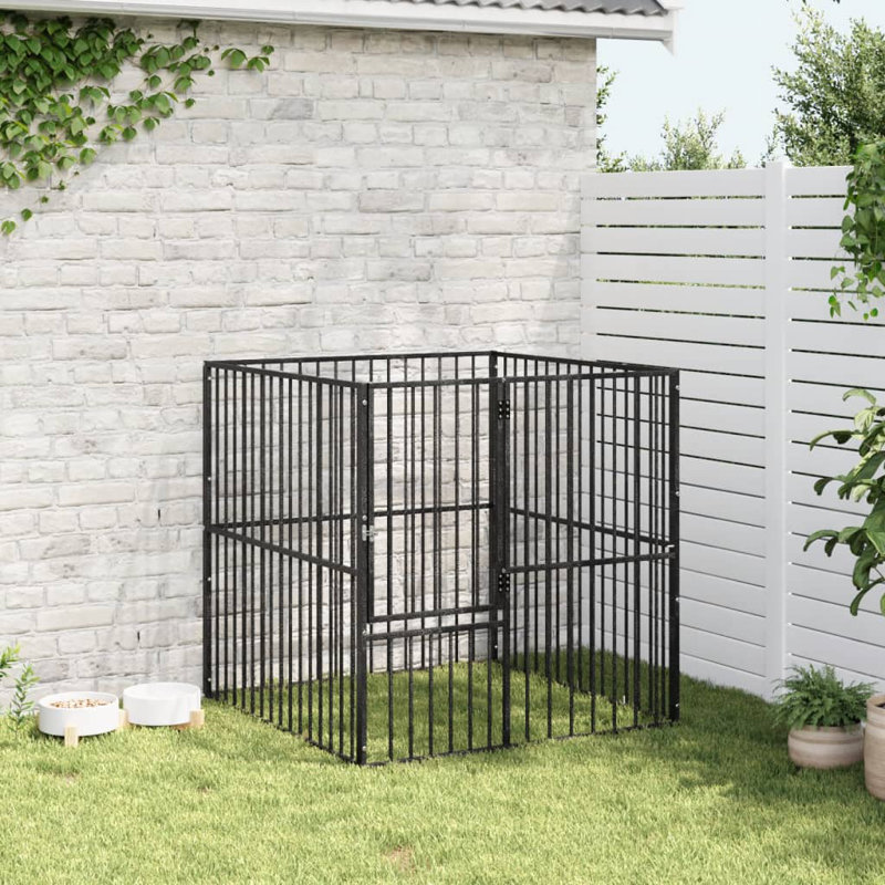 Ruma 100cm H Galvanised Steel Exercise Pen
