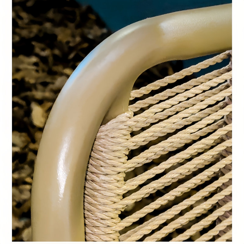 Chaise berçante moderne rembourrée
