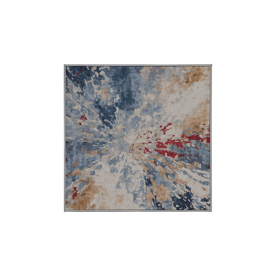 Machine Washable Gray Area Rug