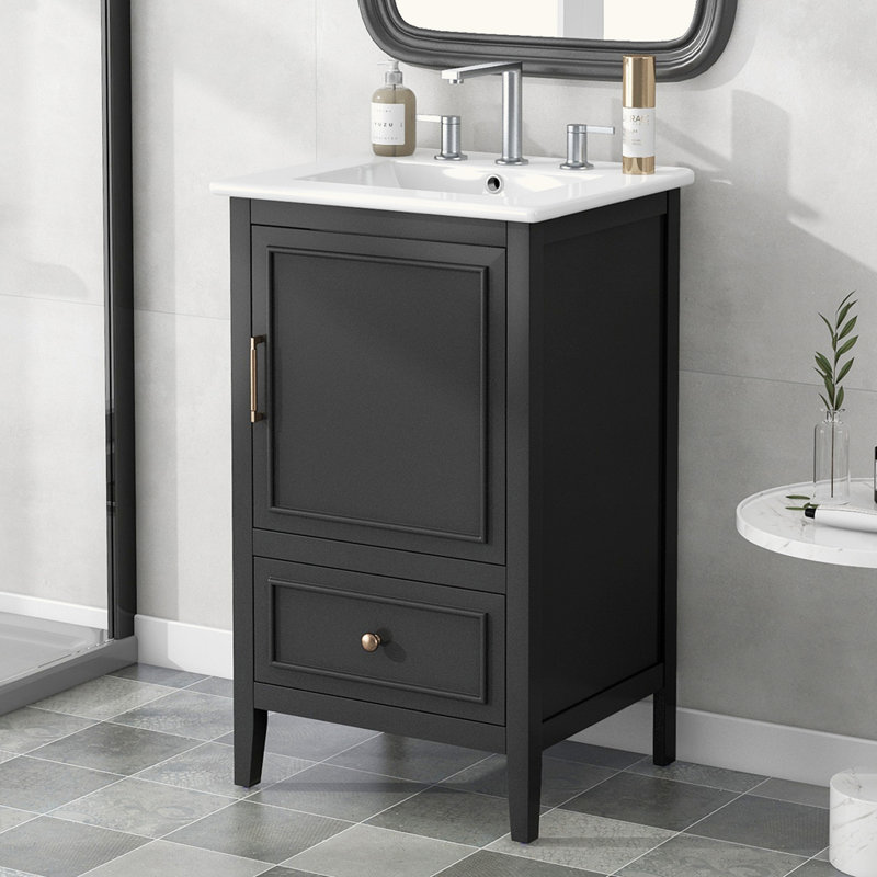 Multi-functional Bathroom Vanity with Sink Combo