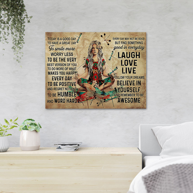 «Value N'applique pas», impression sur toile tendue, H 16 po x l 20 po x P 2 po
