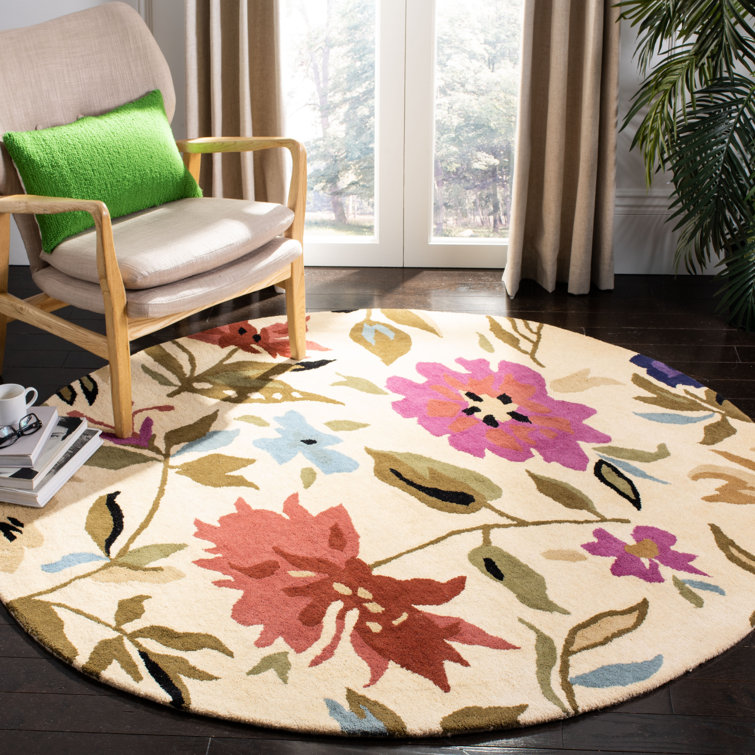 Chanler Hand Tufted Wool Floral Rug