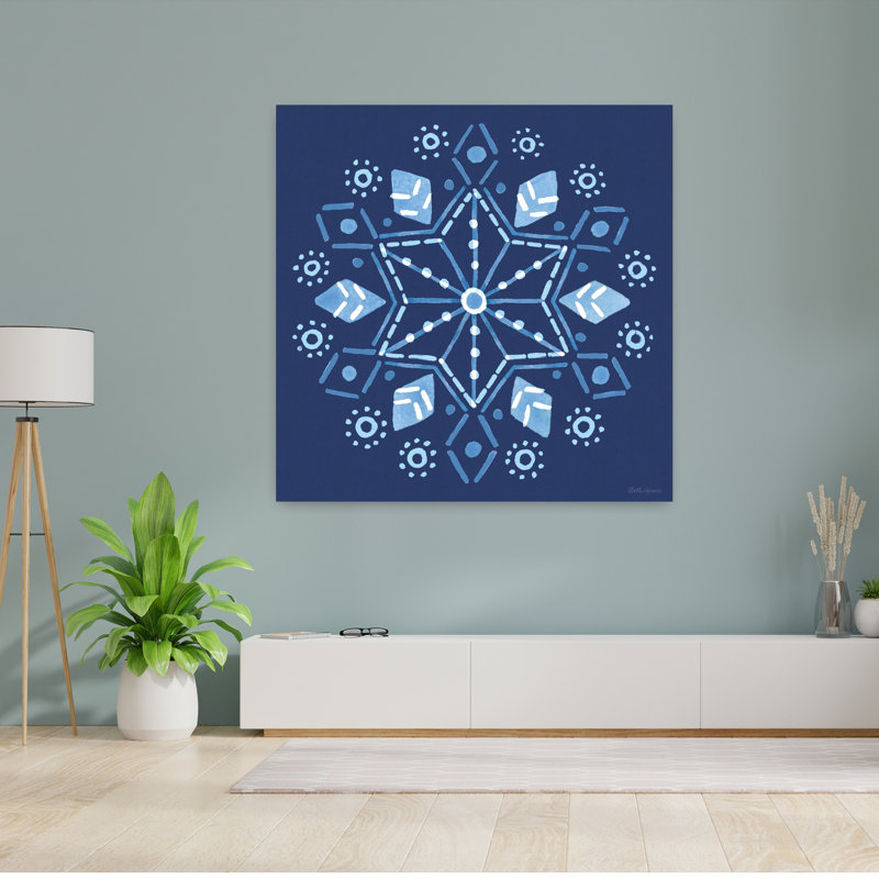 Paysage d'hiver contemporain Winter Sparkle, H 48 po x l 48 po