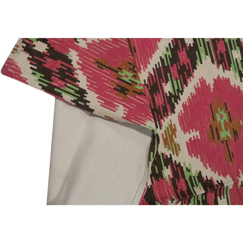 Flatweave Wool Ikat Area Rug in Multi