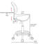 Chaise de dessinateur ergonomique en polyuréthane