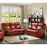 Boston 3 - Piece Faux Leather Living Room Set