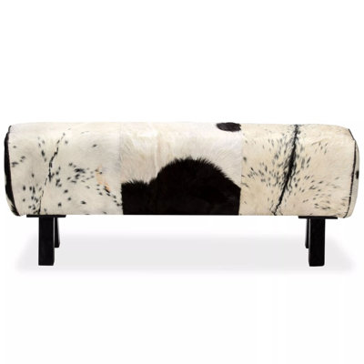 Ira Genuine Leather Upholstered Bench