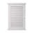 Northfleet 13.8'' W x 21'' H Wall Mounted Bathroom Cabinet with 1 Door ,3 Tiers Single Louvered Door