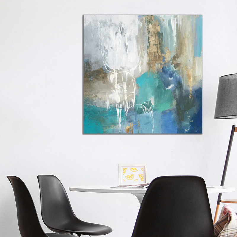 Reflective Distance by Tom Reeves - Wrapped Canvas Painting, 93.98 cm H x 93.98 cm W x 1.91 cm D